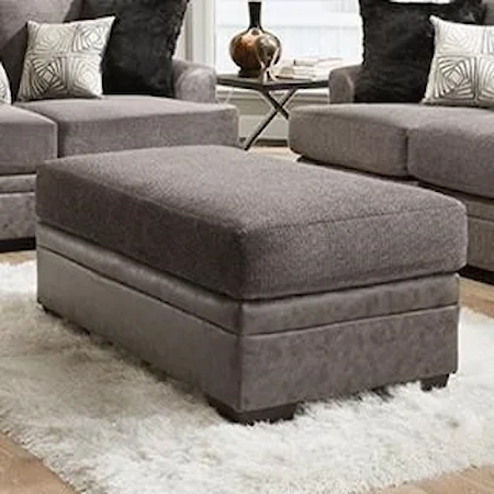 Storage Ottoman with Simple Style